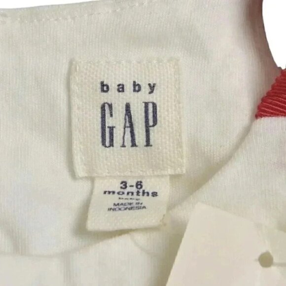 NWT Baby Gap Red White Blue 4th of July Firecracker American Tulle Dress 3-6M - Picture 6 of 8